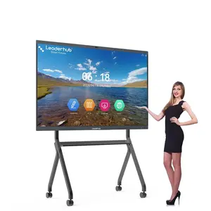 Leaderhub L65HM 65inch 4K Display Smart Board with Interactive Touch , Whiteboard & Wireless projector, for Classroom and office meetings