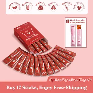 Berries Reset Jelly(7/17/34 Sticks):Gut Health, Apple Cider Vinegar, Bioactive Berry Mix, Yerba Mate, Fiber, Chia Seeds, Konjac & Cinnamon Extract. Vegan, sugar-free, gluten-free, non-GMO, gelatin-free, dairy-free. Daily Routines & On-the-Go Lifestyle-SC