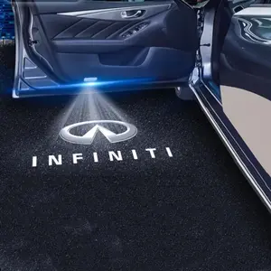 2Pc Car Door Light Courtesy Welcome Lamps Logo Laser Projector Ghost Shadow Lights For Infiniti QX30/50/60/70/80 Q30 G37/G25 Q50/60