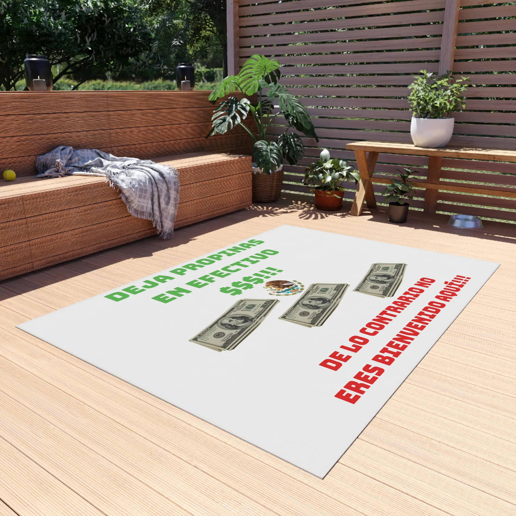 Funny Mexican Outdoor Rug