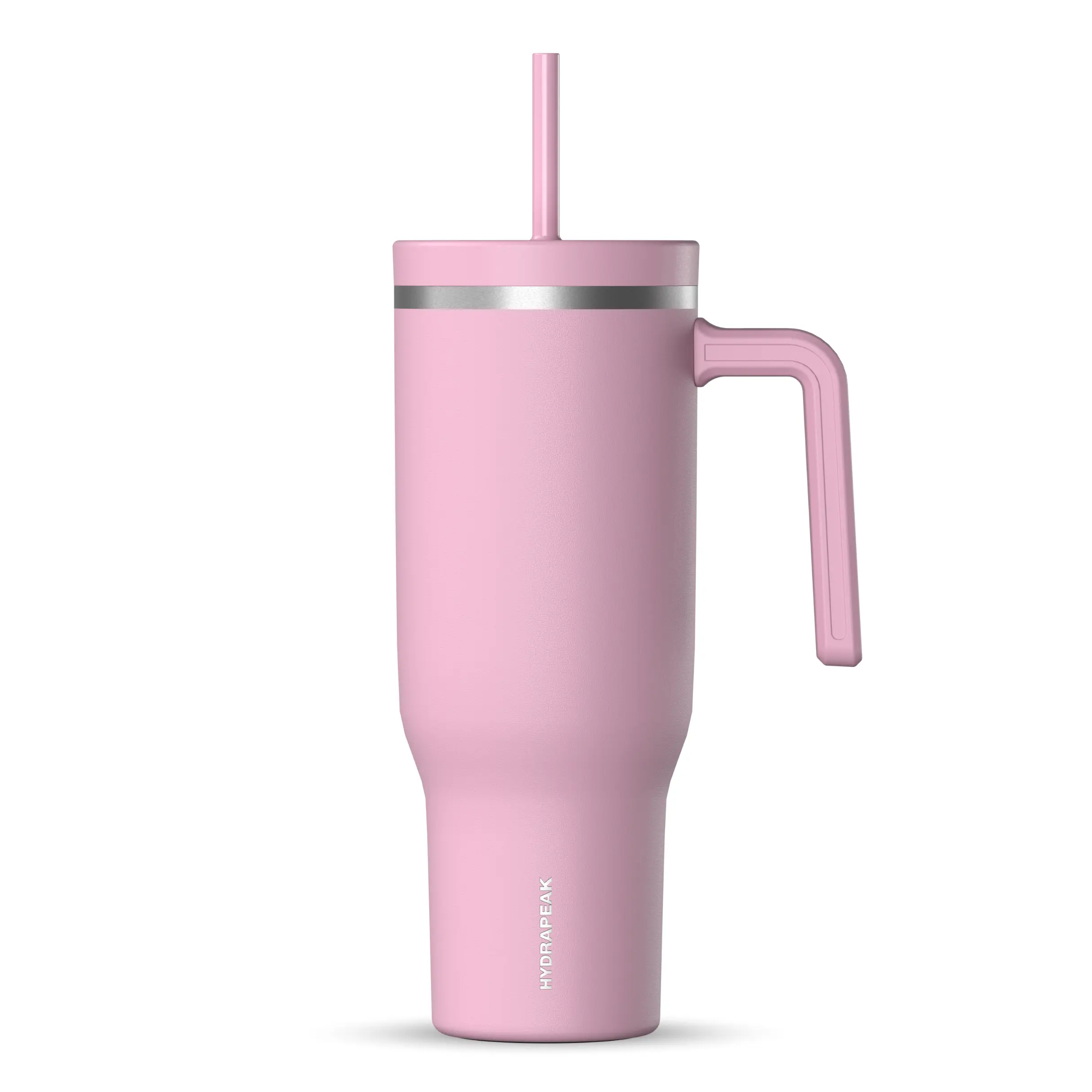 HYDRAPEAK Voyager 40oz Stainless Steel Tumbler with Handle, Insulated Water Bottle with Straw & Lid, Reusable Travel Mug Flask - Containers