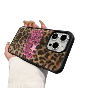 Premium Magnetic Case for iPhone11/12/13/14/15/16/promax Pink Alphabet Leopard y2k cased MagSafe Ready,Anti-Fall,Springtok and Ultra-Thin Design | Perfect for Everyday Use