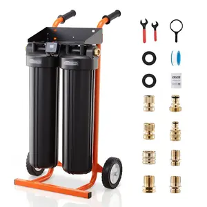 VEVOR Deionized Water System for Car Wash, Spotless Car Wash Water System with 2x 4L DI Resin TDS Meter, Portable Sport-Free Water Deionizer Filter for Cars RVs Motorcycles Windows