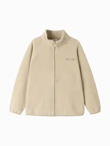 Balabala Kids Casual Comfy Jacket - 4-5 Years Boys & Girls Polyester Anti-Static Soft Lightweight Stand Collar Outerwear with Ribbed Cuffs for School, Playtime (Spring 2026)