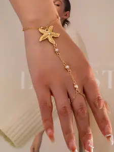 Women's Geometric Alloy Bracelet, Chain Design, Casual All-Season Accessory, Perfect Gift for Women & Girls, Stackable Bracelets
