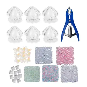 DIY Handmade Stress Ball Set, Squishy Maker, Includes 6 Accessories, 6 Transparent Squid Shape Balls, Handmade Ball Expander, 8 Ties, Perfect Gift
