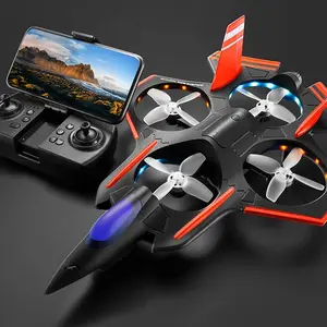 Remote  Adults 2.4GHZ rc airplane,  With video recording function, rc helicopter, 360° Flip Fighter, Equipped with Color LED Navigation Lights, Valentine's Day Birthday Gift  Durable airplane flying toys