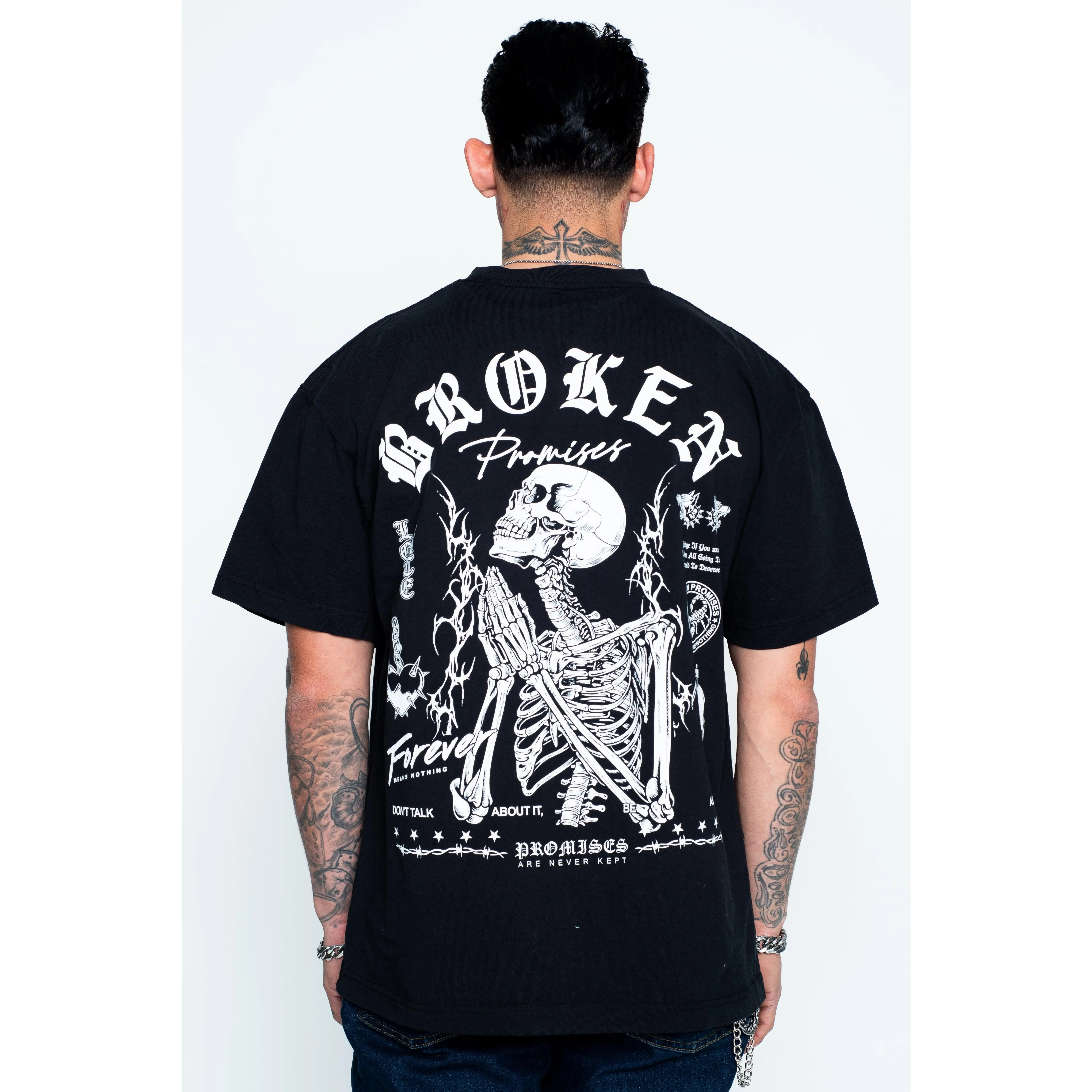 Shadows Within Tee Black Crewneck Graphics