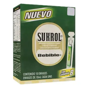 Sukrol bebible 10 ampollas from Guatemala  Healthcare Vitamin Supplement