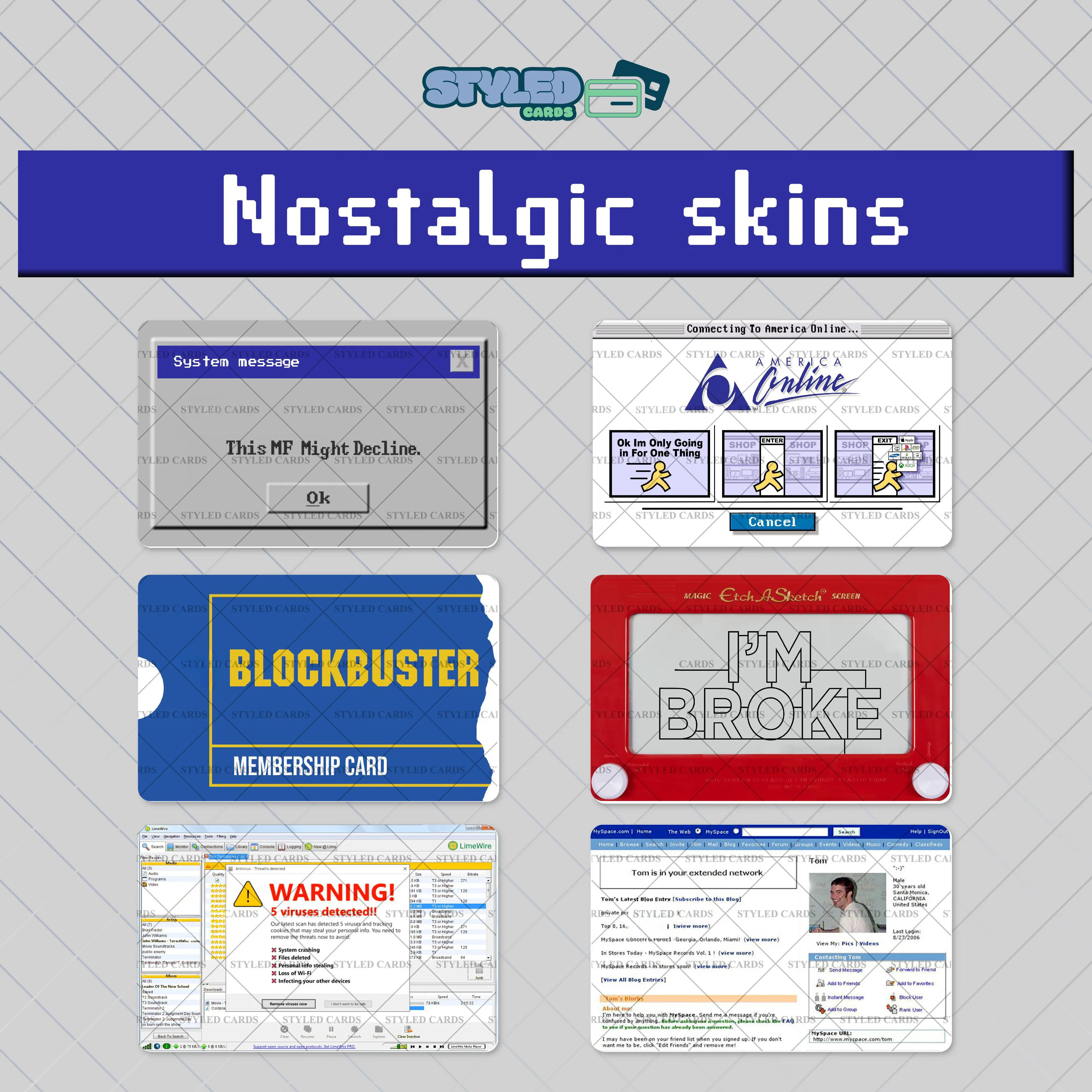 nostalgic rectangle vinyl stickers/skins with high quality vinyl and UV ink nostalgic rectangle vinyl stickers/skins with high quality vinyl and UV ink