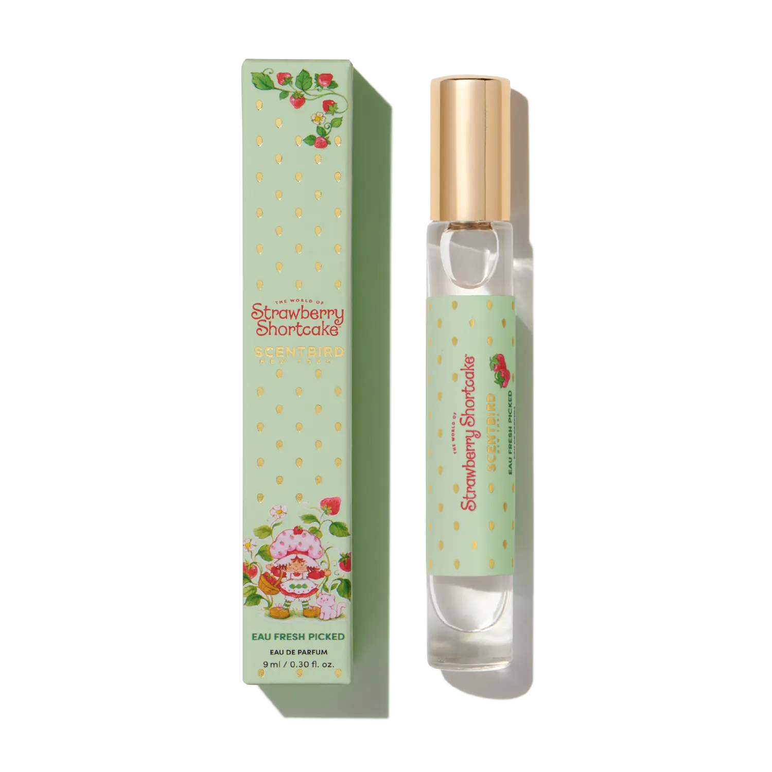 SCENTBIRD Strawberry Shortcake Eau Fresh Picked Dewy Vibrant Scent with Wild Strawberries Bergamot & Fresh Cut Flowers Year-Round Picking Season