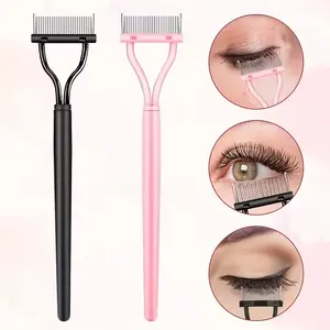 2-Piece Eyelash Separator Tool Set, Eyelash Brush and Comb, Styling Comb for Lashes, Ideal for Separating and Grooming Eyelashes