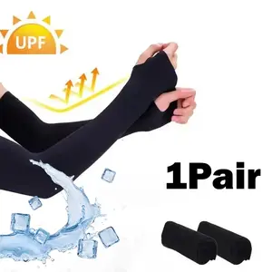 1 Pair Sun Protection Outdoor Arm Sleeves for Men and Women, Elbow Sleeves for Outdoor Sports, UV Resistant Arm Sleeves