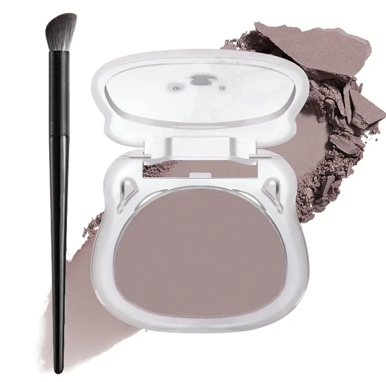 Noerrors Taupe to Mauve Cool Toned Contour Palette, Lightweight Smooth Blendable Matte Grey Pressed Powder Contour for Fair Pale Olive Light Skin, Nose Contouring Face Sculpting Cream Bronzer Makeup