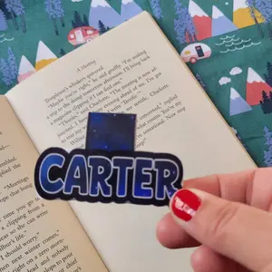 Handmade Personalized Name Magnetic Bookmark