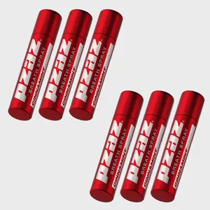 Pzaz Breath Spray- Cinnamint 6 pack - Instant Refreshment - Caffeine Microdose - Eliminate Bad Breath