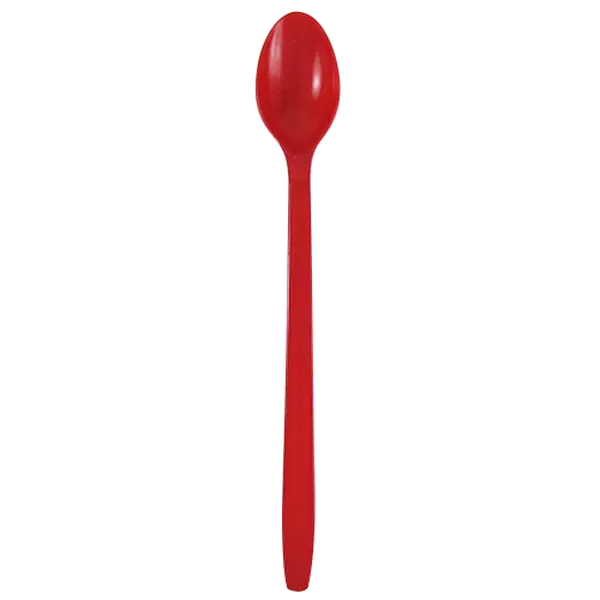 [1,000 ct] PP Plastic Heavy Weight Soda Spoons, Red