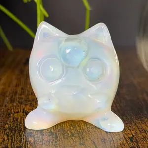 Opalite Jigglypuff Pokémon Crystal Carving