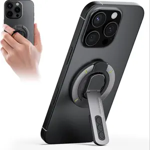 for MagSafe Phone Grip Stand Mount, 3-in-1 Magnetic Finger Ring Holder with Double-Sided Magnet, Fidget Toy Design, Magnetic Phone Stand for iPhone 16/15/14/13/12 Series