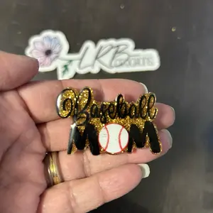 Baseball Mom Acrylic Magnet ~ Customizable  ~ Fridge Magnet ~ Gift for Mom