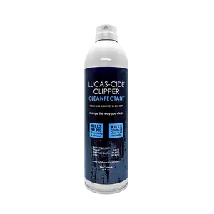 LUCAS-CIDE Clipper Cleaner Disinfectant & Lubricating Spray – 16 Fl Oz