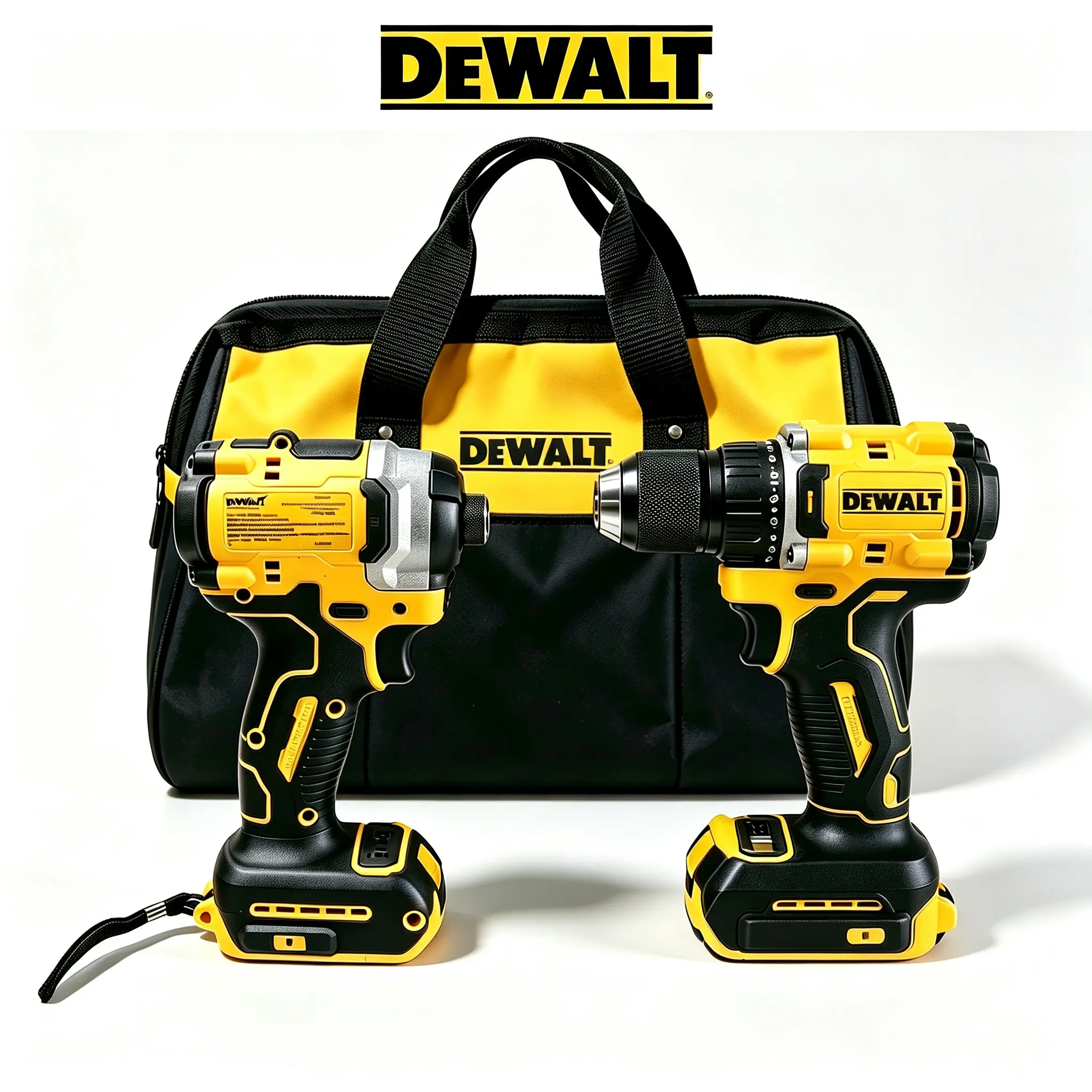 DeWalt 2-Tool Cordless Combo Kit - DCF805 Drill Driver + DCF850 Impact Driver for Tools & Hardware Projects square cabinet