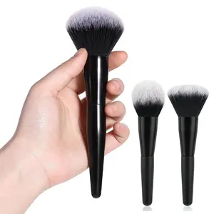 ✨ Flame-Shaped Multifunctional Face Makeup Brush | Soft & Skin-Friendly Synthetic Bristles | All-in-One: Loose Powder, Blush & Highlighter | Makeup Artist Recommended – Perfect for Home & Salon Use