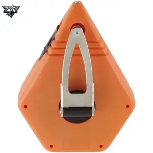 P100 Octagonal Chalk Line Reel, 100-Foot 1.5mm String, 2-4 Oz Capacity, Heavy Duty Chalk Box for Carpenter Woodworking Construction Layout Tools