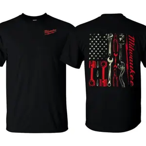 Tools USA Flag Shirt – Top Menswear Pick for Dads, Mechanics, Electricians, Tool Fans and Tradesmen – Cool Gift for Men Who Build Father's Day gift good graphic tees
