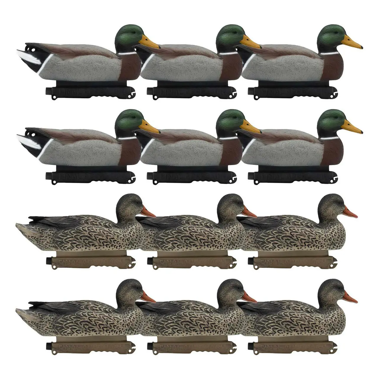Final Approach Last Pass Mallard Floaters, Decoy 12 Pack