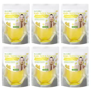 6-Pack Turmeric Kojic Acid Cleansing Pads Cleansing, Exfoliating, Daily Care, For Men and Women