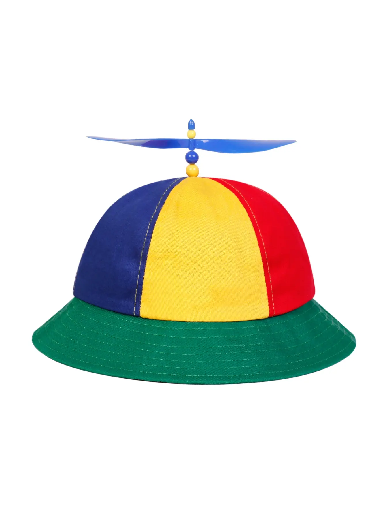 Unisex Spiral Propeller Bucket Hat, Adjustable Sun Protection Casual Cap for Spring and Fall Outdoor Travel, Beach Sun Hat