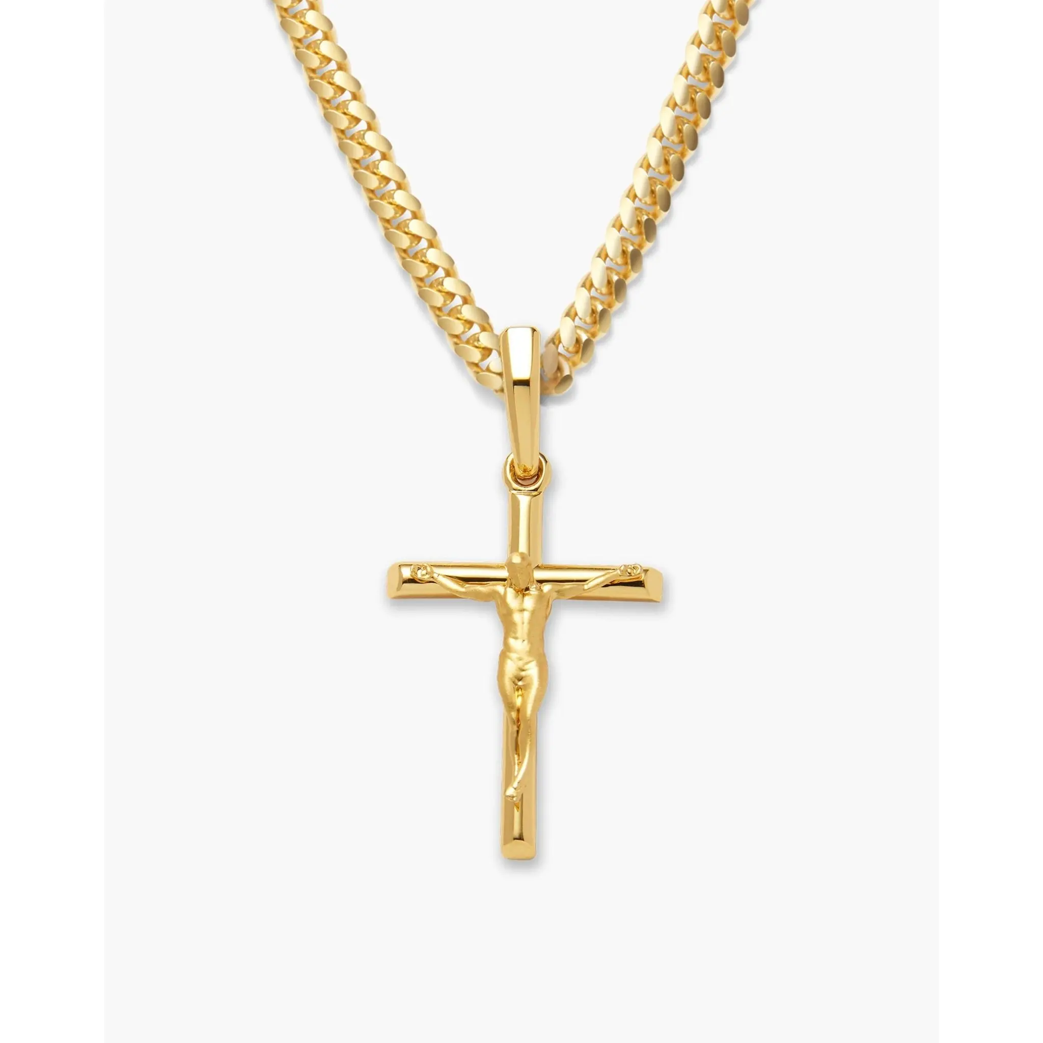 JAXXON Crucifix Pendant Gold - Chain Included JAXXON Crucifix Pendant Gold - Chain Included