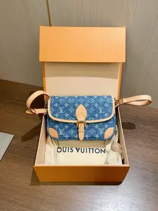 Pre-owned Louis Vuitton Denim Shoulder Bags Diane Monogram 【BF 12Z】 KY02579