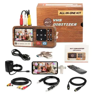 VHS Converter Kit RVT Digitizer | Video & Audio Converter | VHS to MP4 Conversion Made Easy All-in-One Video Transfer to Digital