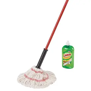 212 MAIN Tornado Mop (Libman 988) - 55-in Flat Mop with Steel Components, Washable Cotton Head, Home Care Cleaning Supply