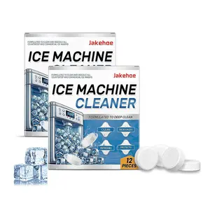 Ice Machine Cleaner Descaler Tablets - Effective Scale Remover for Frigidaire, Opal, Nickel Safe Cleaning for Countertop Nugget Ice Makers