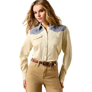 10071104 Women's Horseshoe Western Snap Shirt by Ariat