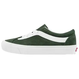 Vans Bold Durable Lightweight Slip-Resistant Low-Top Skate Shoes for Men and Women in Green and White