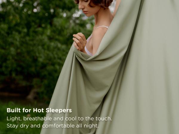 Bedsure Cooling Sheets, Rayon Derived from Bamboo & Cotton Blend, GentleSoft, Breathable, Deep Pocket Up to 18 Inches, Hotel Luxury Bedding for Hot Sleepers Bedsure Cooling Sheets, Rayon Derived from Bamboo & Cotton Blend, GentleSoft, Breathable, Deep Pocket Up to 18 Inches, Hotel Luxury Bedding for Hot Sleepers
