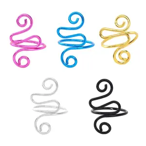 5 Pieces Adjustable Knitting/Crochet Yarn Guides (Metal Rings)