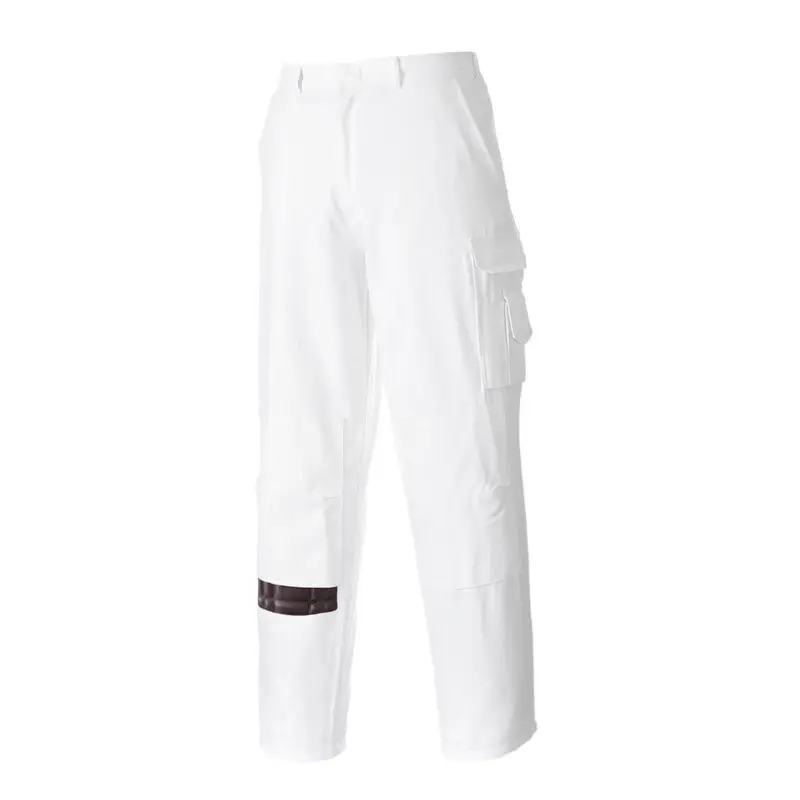 Painters pants,White, Trouser, Basic, Minimalist Comfort, Menswear,  Man ,Pocket Plain