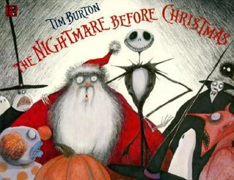 USED Book - The Nightmare Before Christmas by Tim Burton (Paperback) - english