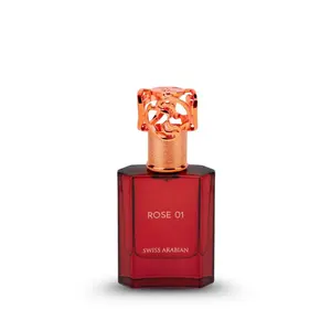 Swiss Arabian Rose 01 - Luxury Products From Dubai - Long Lasting, Addictive Personal Eau de Parfum Spray Fragrance - Seductive Signature Aroma - 1.7 Oz