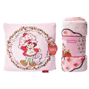 New 2pc Silk Touch Throw Blanket & Pillow