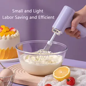 Rechargeable Portable Hand Mixer | Multifunctional Space-Saving Kitchen Mixer | Easy-Clean Durable Design | Perfect for Home Bakers & Coffee Lovers