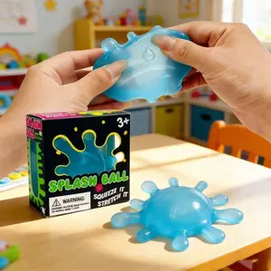 Stress Relief Ball – Water Ripple Design, Fun and Cute, Small Size, Slow Rebound, Soft, Non-Stick, Portable, Soothing Ball