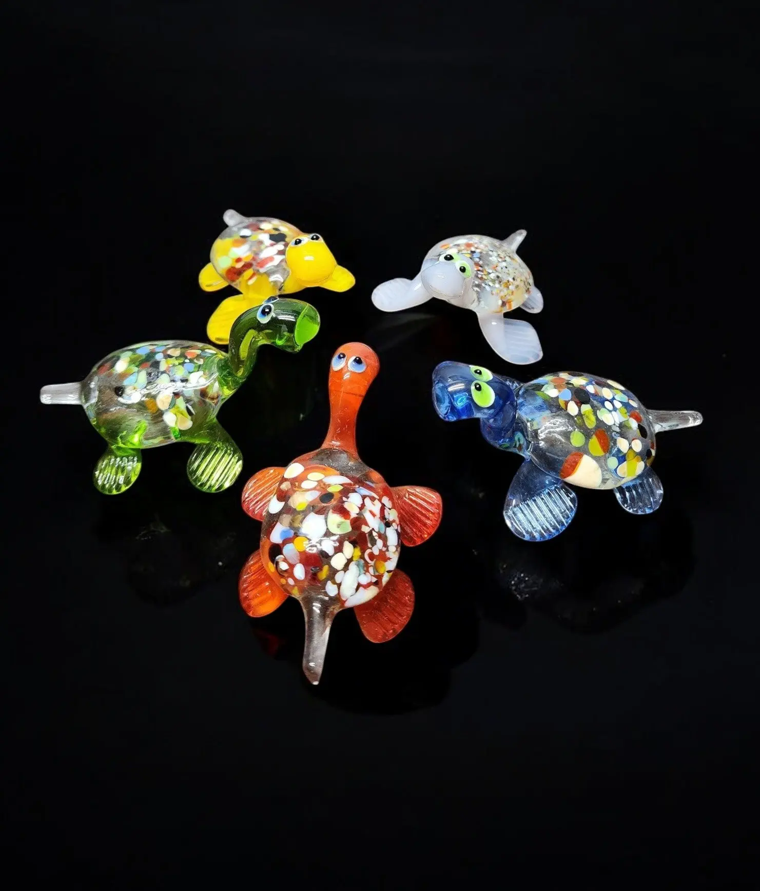 Glass Turtle Figurine, Collectible Glass Turtle, Murano Quality Gift At A Fraction Of The Price, Handcrafted In Ukraine