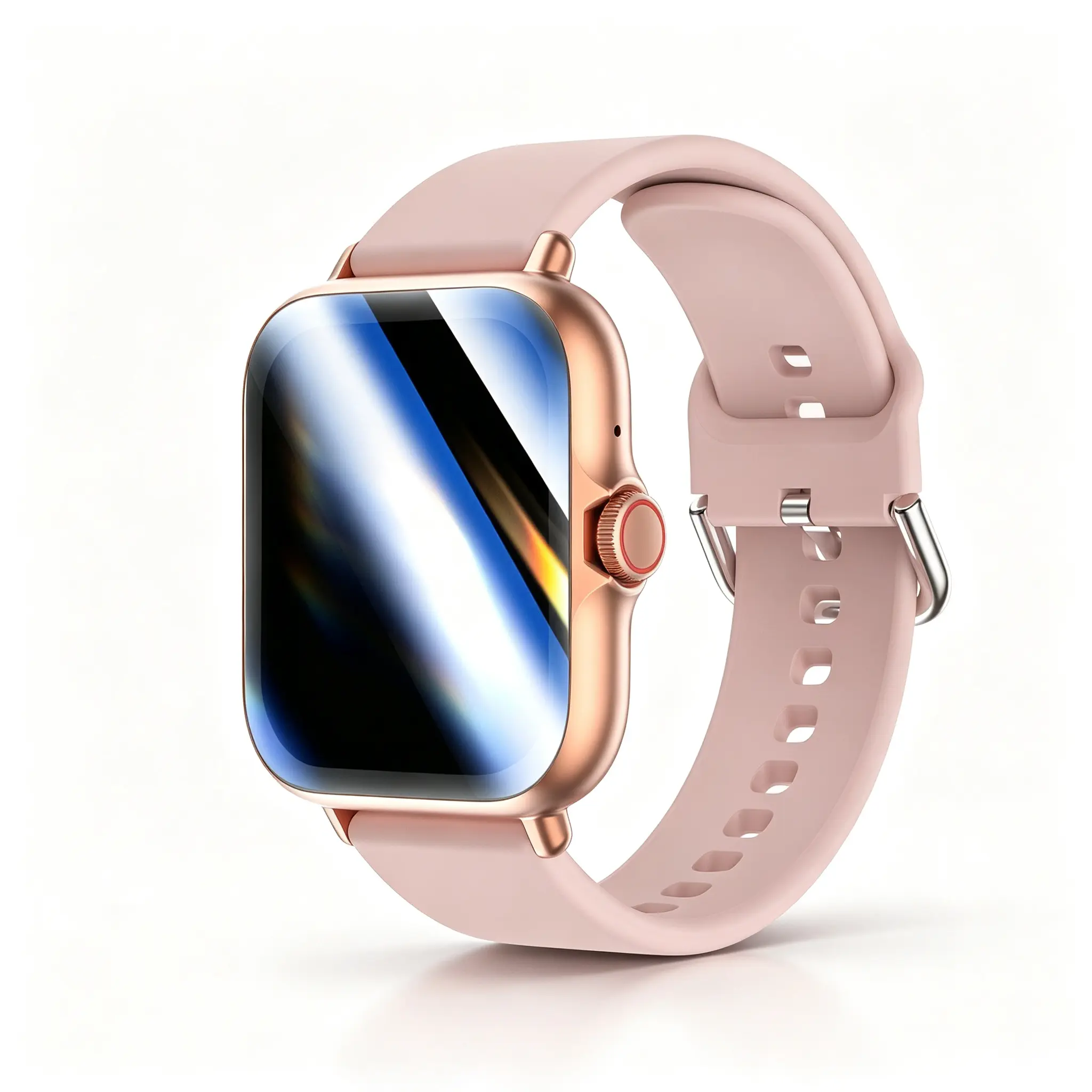 Smart Watch with Bluetooth, Hands-Free Calling, Camera Control, Music Control, Real-Time Weather Forecast, Multi-Sport Modes, iOS/Android Compatibility, Devices, Call+Weather