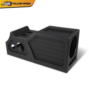 12" Center Console Subwoofer Box, Car Auto Accessories, Fit for 2007-2013 Chevy Silverado & GMC Sierra